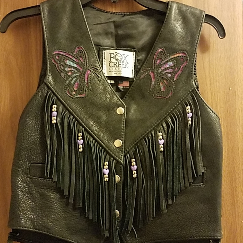 Butterfly Leather Vest